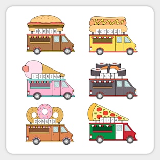 Food Trucks Design Sticker